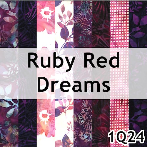 Ruby Red Dreams Batik